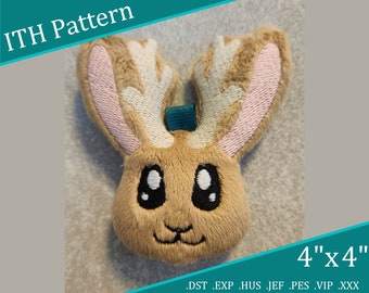 Jackalope Charm ITH Digital Pattern