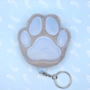 Custom Paw Plushie Keychain