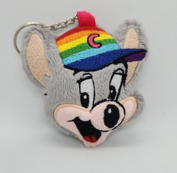 Chuck E Cheese Inspired Plushie Keychain - Etsy