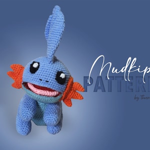 Mudkip Crochet Pattern