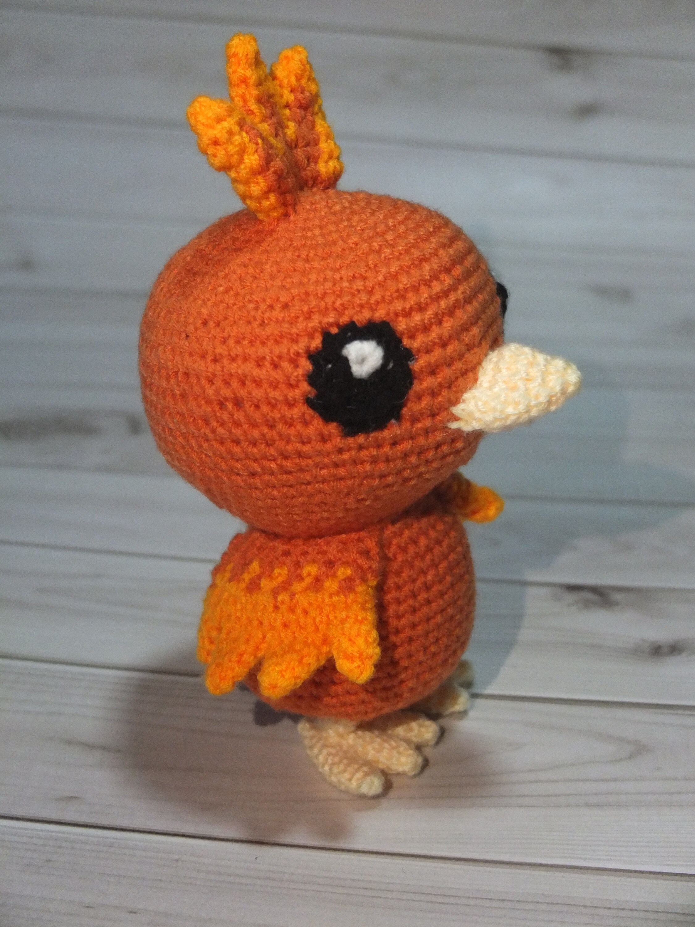 Torchic Pattern Torchic Pokemon Crochet Pattern - Etsy