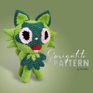 Sprigatito Crochet Pattern