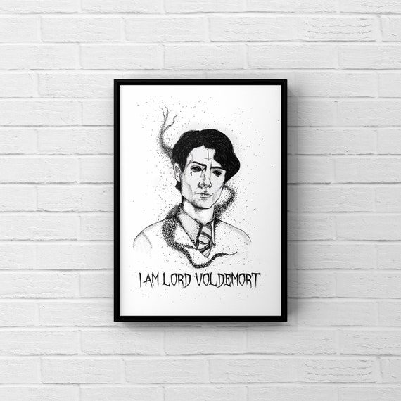 I Am Lord Voldemort Possessed Print Etsy