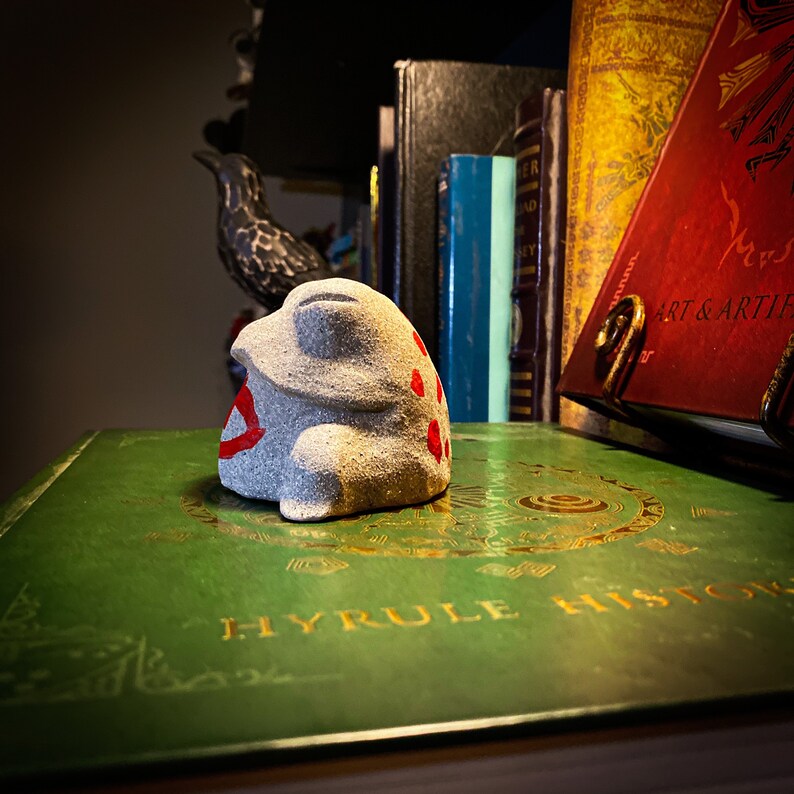 Frog Statue from The Legend of Zelda Breath of the Wild Etsy