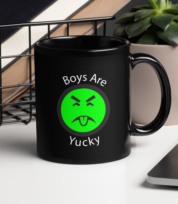 Mr. Yuck - boys are yucky coffee mug
