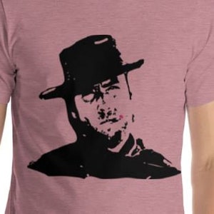 Clint Eastwood Silhouette T-Shirt – The Good The Bad and The Ugly Western Tee – Vintage Cowboy Movie Graphic Shirt