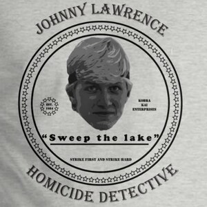 Johnny lawrence karate kid "sweep the lake" detective agency