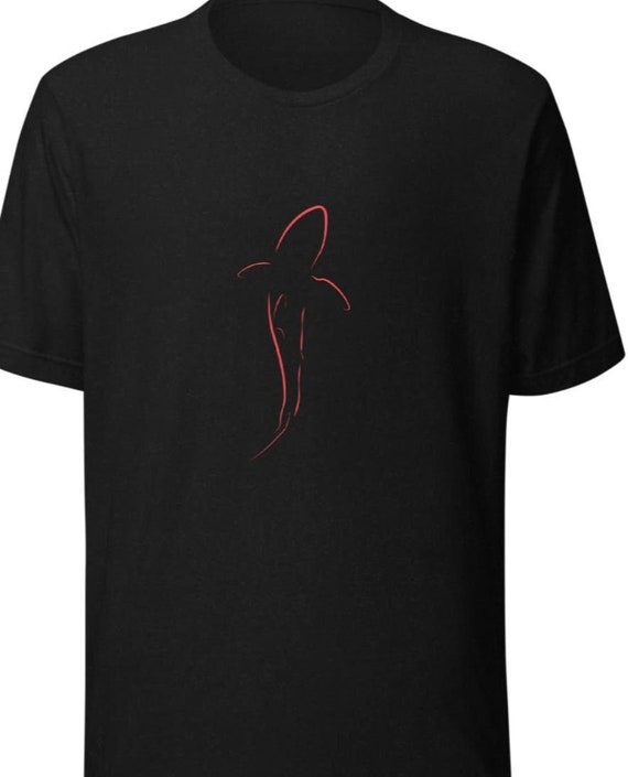 Shark outline t-shirt
