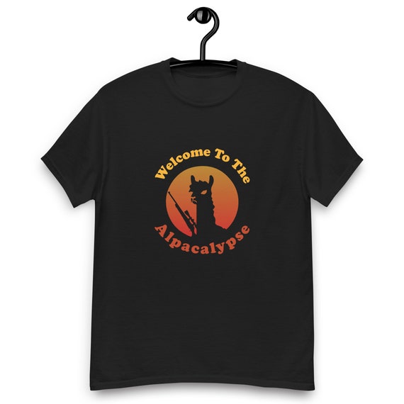Alpacalypse T-Shirt – Funny Alpaca Apocalypse Shirt – Welcome to the Alpacalypse Graphic Tee