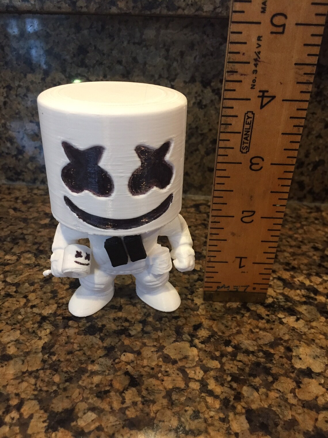DJ Marshmello Figure Marshmello Mini Figure 4 Inch Figure Etsy
