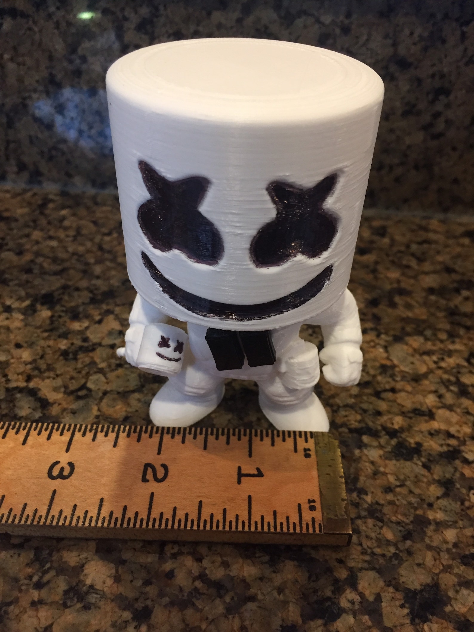 DJ Marshmello Figure Marshmello Mini Figure 4 Inch Figure Etsy