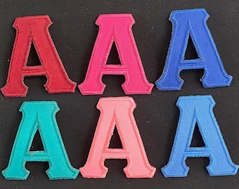 2 inch Instant Iron-On Greek Alphabet Letters (Solid) for Fraternities and Sororities