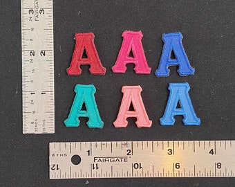 1 inch Instant Iron-On Greek Alphabet Letters (Solid) for Fraternities and Sororities