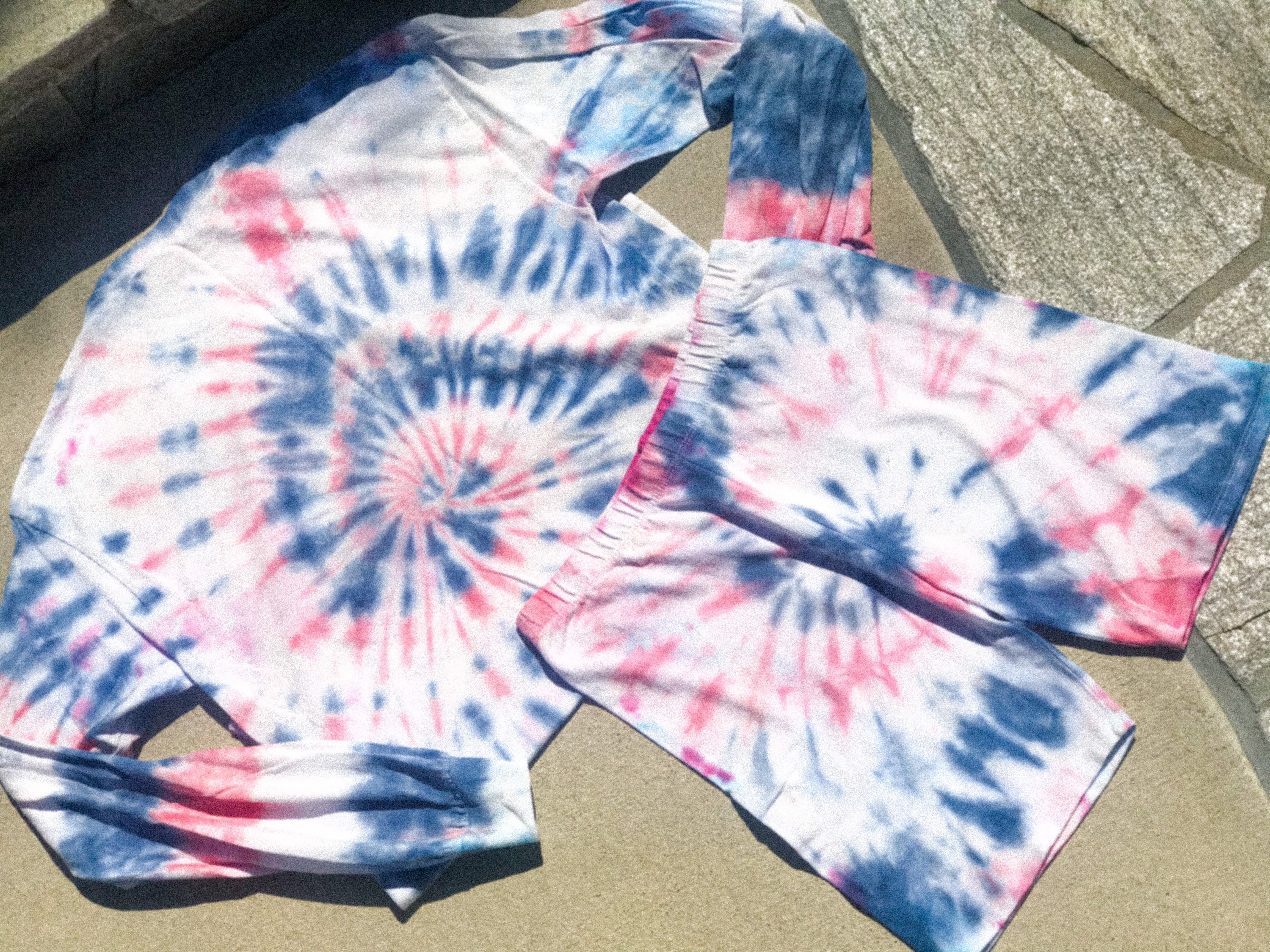 matching tie dye shirts