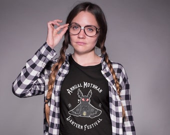 Mothman shirt, cryptid, cryptozoology, folklore, kawaii clothing, paranormal, mythology