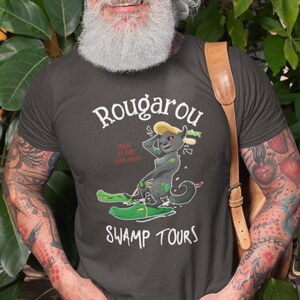 Rougarou shirt, cryptid, cryptozoology, folklore, kawaii clothing, paranormal, mythology, bayou, swamp, alligator