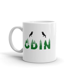 Odin treeline mug, Woden, Allfather mug, Norse mythology, Vikings, Nordic, mythology,