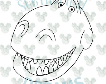 Toy Story Rex Face SVG - Etsy