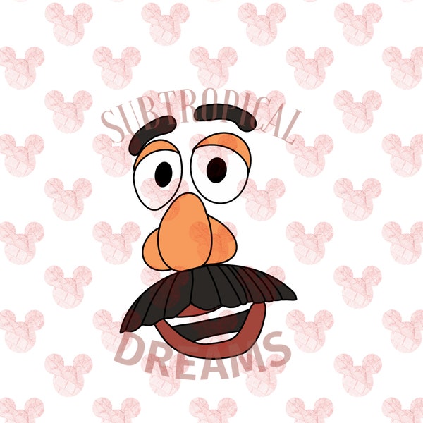 Toy Story Mr. Potato Head Face SVG