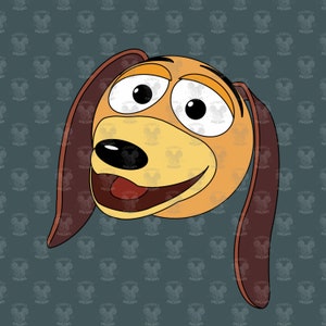 Toy Story Slinky Dog Gesicht SVG
