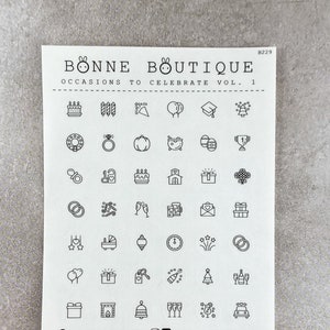 OCCASIONE PER FESTEGGIARE - Date ed eventi speciali annuali Petite Icon Bubbles B229