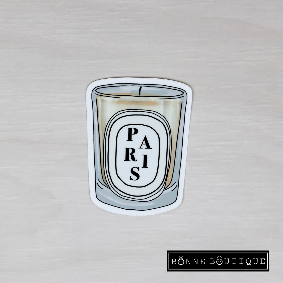 PARIS Diecut Sticker 3 Water Bottle Laptop Notebook Sticker Etsy