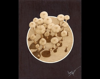 Psilocybe Cubensis Print