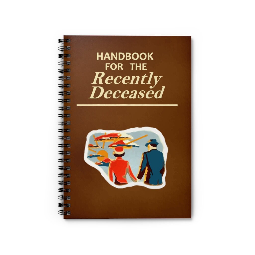 Handbook for the Recently Deceased Spiral Notebook | Etsy