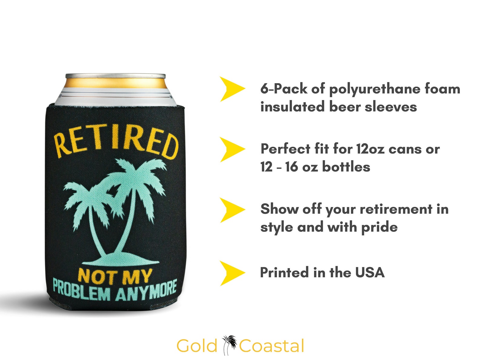 Retirement Gift for Men 6pack Can Coolers Retirement Party Etsy