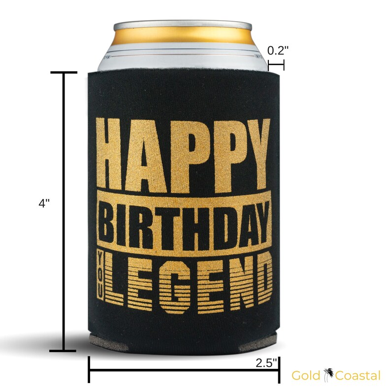 Happy Birthday Funny Can Coolers Birthday Decorations Ideas Etsy