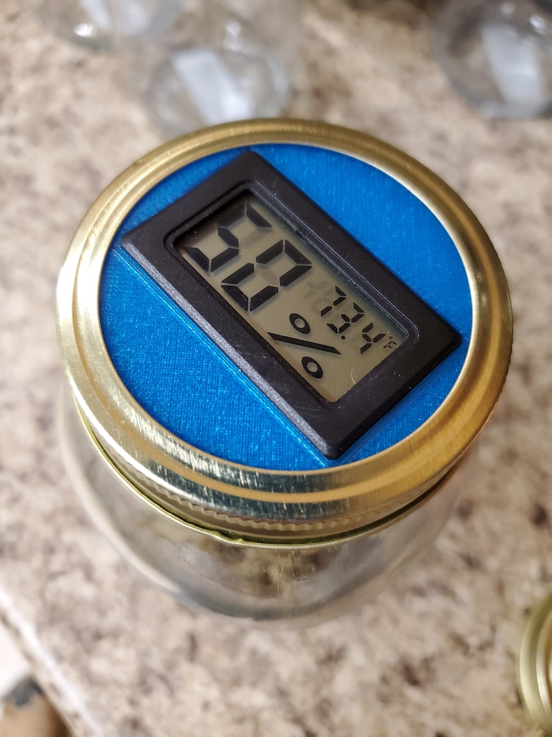 Hygrometer Mason Jar canning Lids 4 Pack Regular or Wide Etsy