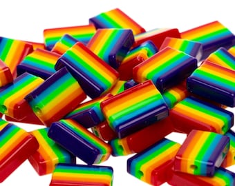 Pride Plastic Beads | Kandi Rave Bracelet Jewelry Supplies