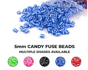 Candy Fuse Beads – 5mm Melty Perler Beads, DIY Craft Supplies