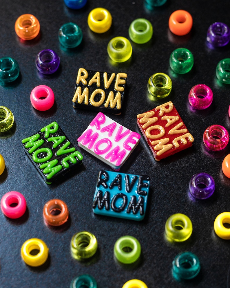Kandi Rave Bracelet 10+ Pack Good For Jewellery Rave Mom Plastic Beads Canadian Beads From Canada