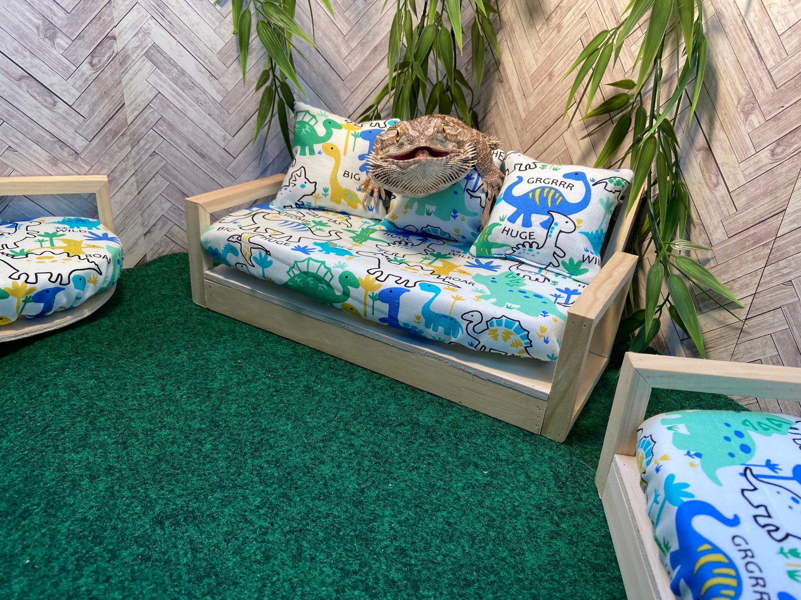 Reptile Furniture Super Durable Reptile Safe Red Oak Wood Etsy