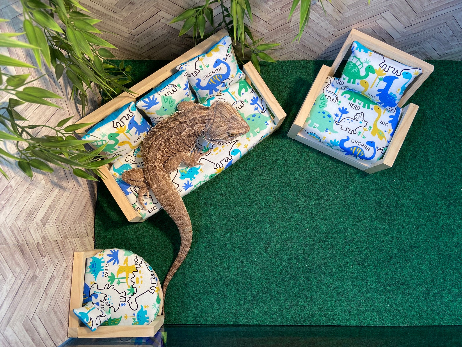 Reptile Furniture Super Durable Reptile Safe Red Oak Wood Etsy