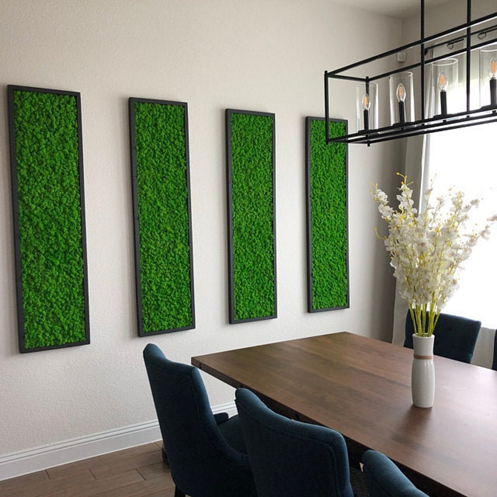 Wall Art.nature Room Decor. Modern Wall Art. Real Moss. Moss Etsy