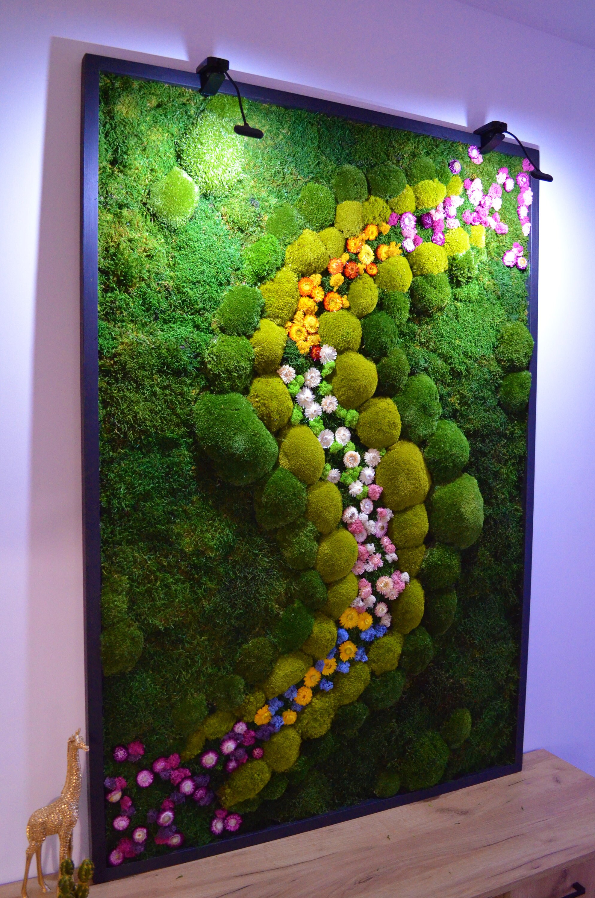 Wall Art. Nature Room Decor. Modern Wall Art. Real Moss. Moss Etsy UK