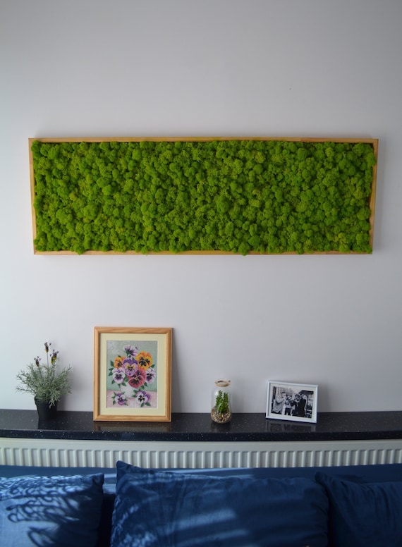 Instant Green Preserved Moss Mat by Bloom Room