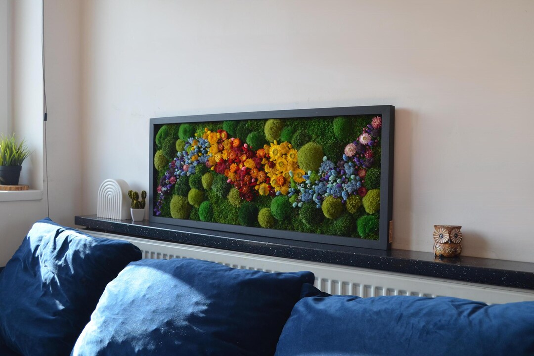 その他 mie BEST-SELLER! Rainbow Art. LED Art. Moss Art + Led Modern Wall Art