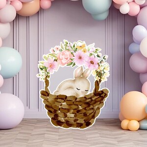 Fairy groot decor Knipsel, Fairy Verjaardag standee, grillige Floral Fairy Princess, magische Enchanted Fairy tuin, afdrukbaar decoratiefeest