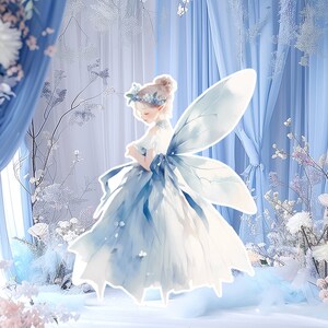 Fairy groot decor Knipsel, Fairy Verjaardag standee, grillige Floral Fairy Princess, magische Enchanted Fairy Party, afdrukbare decoratie girly