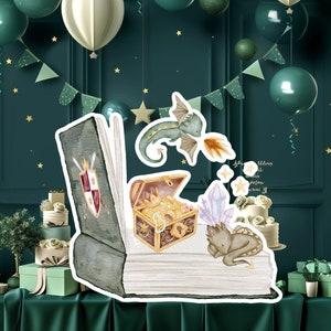 Dragon groot decor knipsel, baby jongen verjaardag standee, grillige draak, schattige sprookjesfeestdecoratie, draak afdrukbare achtergrond voor kind