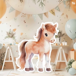 Koeienboerderij baby groot decor Knipsel feestrekwisieten, schattige koe verjaardag standee, boerderijdier schattige achtergrond, afdrukbare grote rekwisieten voor feestdecor