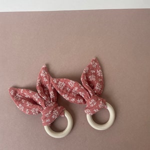 Rabbit teething ring - Rattle