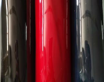 Glossy Cow Patent Leather: Italian Leather for Crafts (1.2mm 3 oz)