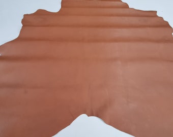 Cow calf vegetable Leather for crafts and Leather working, Genuine cowhide pieces thickness 1,2mm(3 oz)