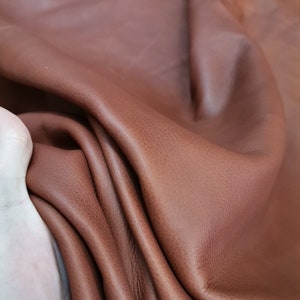Cow leather for crafts, Genuine leather cowhide skin for DIY projects, soft and thick 1,4mm