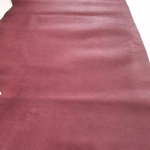 Snake Embossed Cow Leather Sheet: Soft Italian Leather (1.2mm//3 oz)