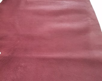 Snake Embossed Cow Leather Sheet: Soft Italian Leather (1.2mm//3 oz)